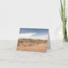 Tarjeta Foto del desierto