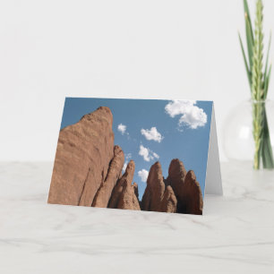 Tarjeta Foto del desierto de Utah de las aletas de la