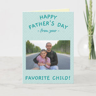 Tarjeta Foto del Día del Padre de tu Personalizado infanti