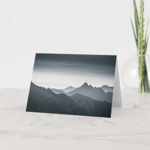 Tarjeta Foto del paisaje de la montaña Lofoten