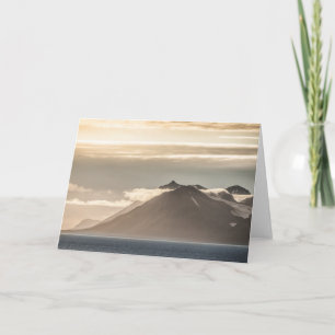 Tarjeta Foto del paisaje de Svalbard