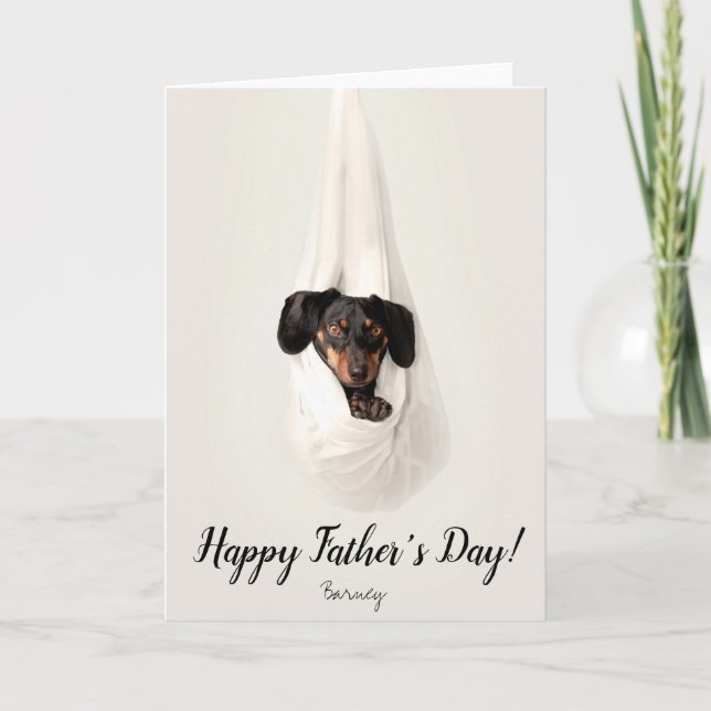 Tarjeta Foto del Personalizado del Día del Padre Feliz de  (Anverso)