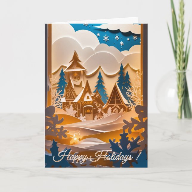 Tarjeta Foto doblada de Winter Wonderland (Anverso)