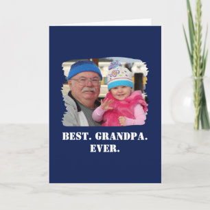 Tarjeta Foto Familiar Personalizada Abuelo Nonno Mejor Abu