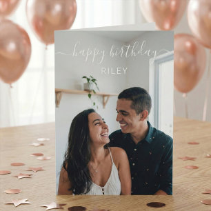 Tarjeta Foto Feliz cumpleaños