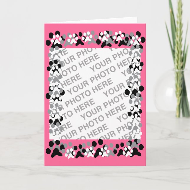 Tarjeta Foto Mascota personalizada (Anverso)