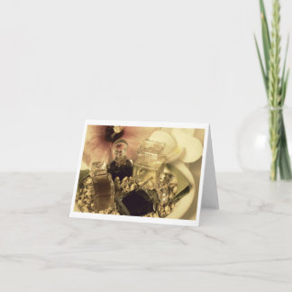 Tarjeta Foto Notecard de aceites perfumes naturales