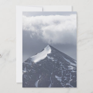 Tarjeta Foto paisajista de las montañas de Noruega
