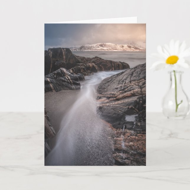 Tarjeta Foto paisajista de Noruega (Planta pequeña)