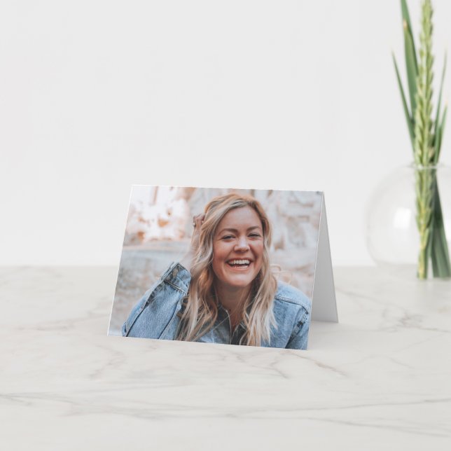 Tarjeta Foto personalizada (Anverso)