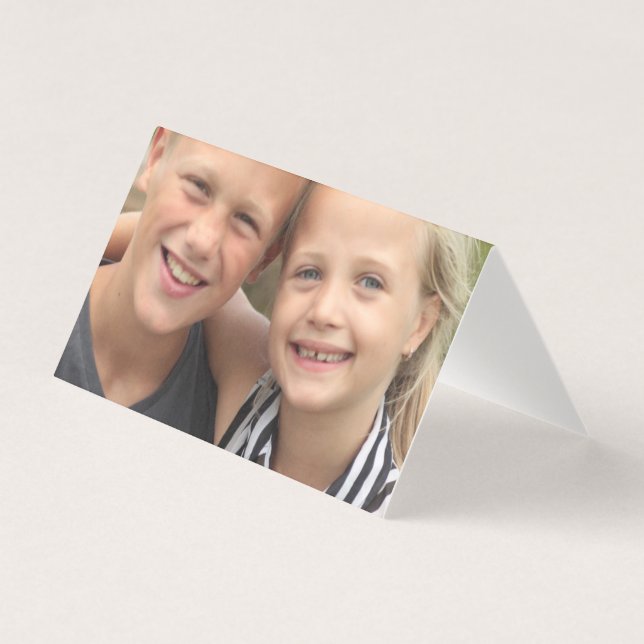 Tarjeta Foto personalizada (Anverso)