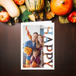 Tarjeta Foto personalizada de niños en familia Feliz día d