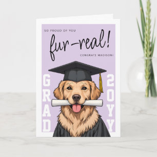 Tarjeta Foto personalizada de perro retriever dorado lindo
