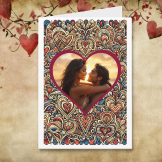 Tarjeta Foto personalizada de Steampunk Happy Aniversario