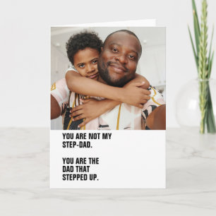 Tarjeta Foto Personalizada Del Papá Que Se Levantó