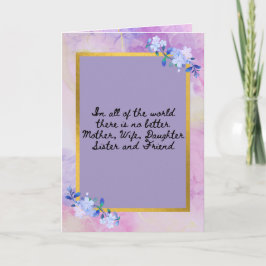 Tarjeta Foto personalizada Día de la Madre