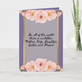 Tarjeta Foto personalizada Día de la Madre