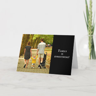 Tarjeta Foto personalizada familiar