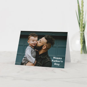 Tarjeta Foto personalizada Mensaje prediseñado Feliz Día d