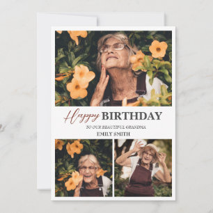 Tarjeta Foto personalizada y sencilla de diversión de la a