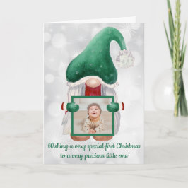 Tarjeta Foto personalizado Con Gnome