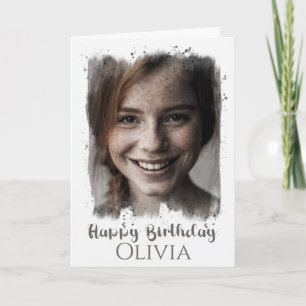 Tarjeta Foto personalizado, Cumpleaños