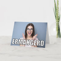 Foto personalizado Ermahgerd Meme Cumpleaños diver