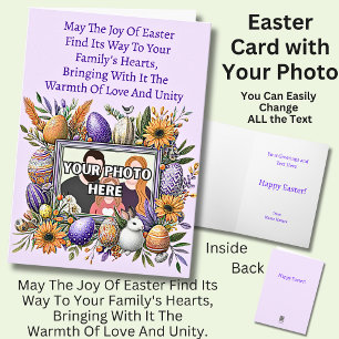 Tarjeta Foto, Que la alegría de Pascua encuentre su camino