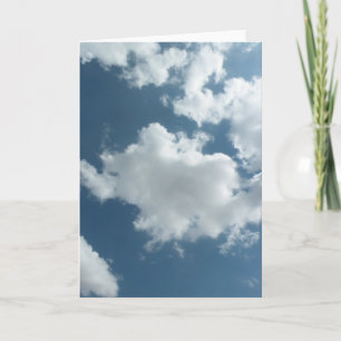 Tarjeta Fotografía abstracta de cielo nublado