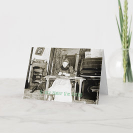 TARJETA FOTOGRAFÍA ARTISTA DE LOS AÑOS 1890 ARTISAN DRAWIN