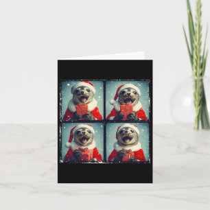 Tarjeta Fotografía de animales marinos de Santa Seal León