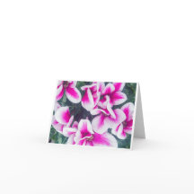 Fotografía de ciclamen floral rosa Notecard