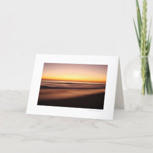 Tarjeta Fotografía de Daybreak Frameable en las costas del