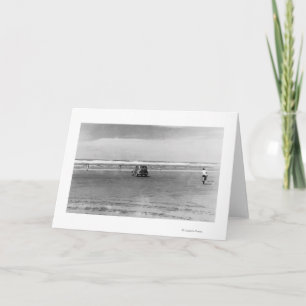 Tarjeta Fotografía de escena de la playa del Océano