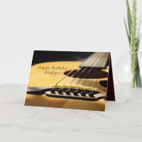 Fotografía de guitarra acústica, hermano de cumple