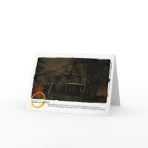 Fotografía de la casa encantada de Halloween