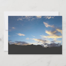 Tarjeta Fotografía de la naturaleza al atardecer en Cabo V