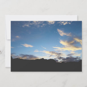 Tarjeta Fotografía de la naturaleza al atardecer en Cabo V