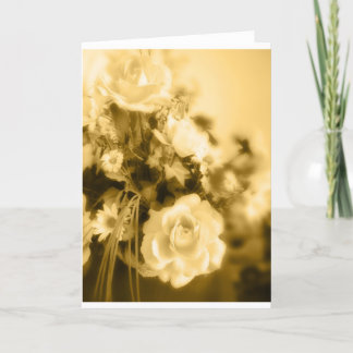 Tarjeta Fotografía de los rosas de la sepia