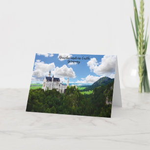 Tarjeta Fotografía de Neuschwanstein Castle Bavaria German