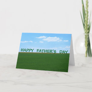 Tarjeta Fotografía de paisaje personalizable Día del Padre