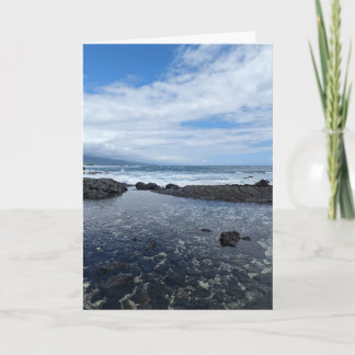 Tarjeta Fotografía de paisajes naturales hawaianos
