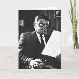 Tarjeta Fotografía de Ronald Reagan