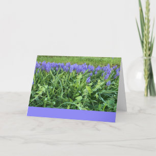 Tarjeta Fotografía de Violet Bluebells - Herschberg, Alema