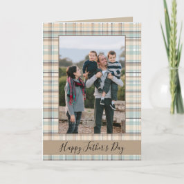 Tarjeta Fotografía del Día del Padre Feliz