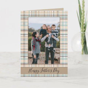 Tarjeta Fotografía del Día del Padre Feliz
