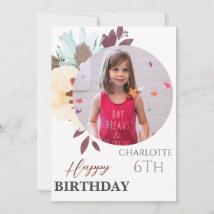 Tarjeta Fotografía divertida personalizada y sencilla para