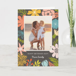 Tarjeta Fotografía floral Día de la Madre