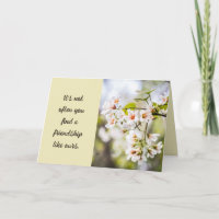 Fotografía floral Tipografía de amistad larga