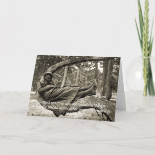 Tarjeta Fotografía inspiradora de cosecha femenina belleza